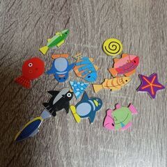 ピットランド　マグネット　おもちゃ　磁石　魚　水族館？　ペンギン　の画像