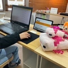 マイクラでプログラミング体験会の画像