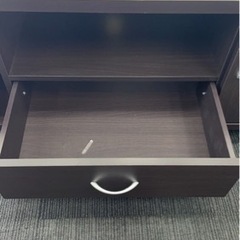 ★中古　テレビ台　テレビボード　ラルゴ ワイドローボード LAW-1245LB ブラウンの画像