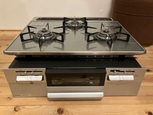 未使用ガスコンロ ハーマン DW32T6WTNASV 都市ガス