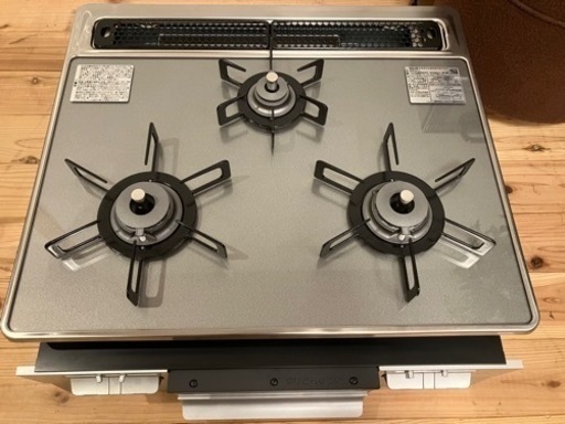 未使用ガスコンロ ハーマン DW32T6WTNASV 都市ガス