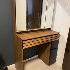 【ウォールナット】ドレッサー　ディノス　アルススタイルの画像