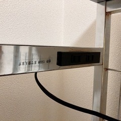 レンジ台   2口コンセント付きの画像