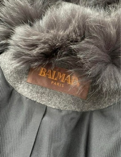 【美品/引越売切/交渉◎】BALMAIN バルマン ウールカシミア ポンチョ