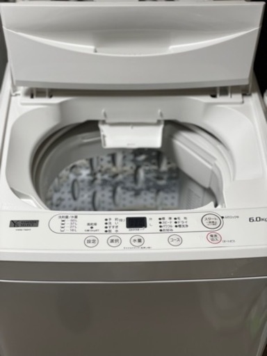 送料・設置込み可　洗濯機　6kg ヤマダ　2021年