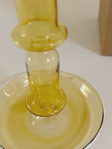 新品 HAY Flare Tall キャンドル ホルダー イエロー インテリア