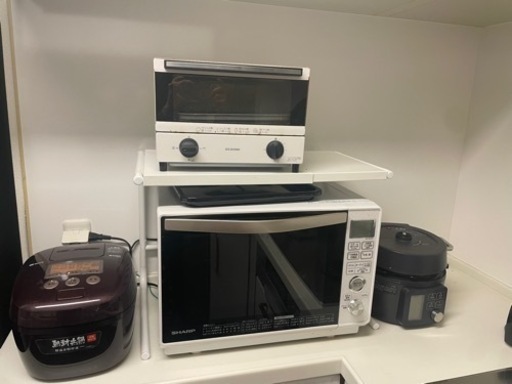 【本日受け取り可能な方限定】炊飯器　電子レンジ　オーブントースター　　　電気圧力鍋　アイリスオーヤマ　まとめ売り