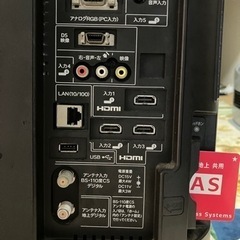 シャープ　LEDバックライト搭載19型液晶テレビの画像