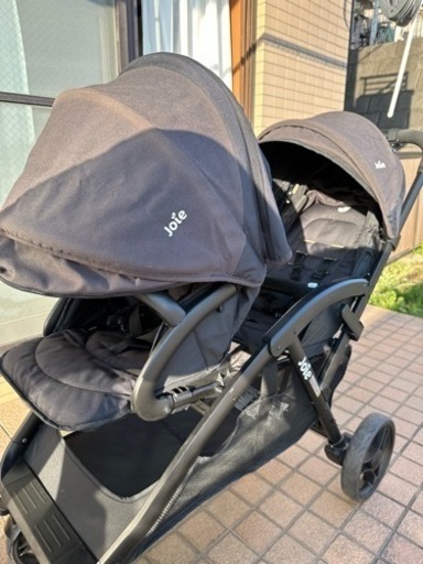 joie 　二人乗り　縦　双子　折り畳み可ベビーカー