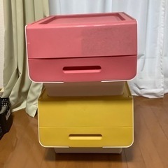 収納ケース2個の画像