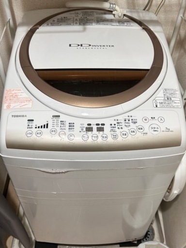 TOSHIBA 7キロAW-70VME1(WN)家電 生活家電 洗濯機