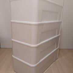 ニトリ　押入れ収納ケース　4つ　お引取限定の画像