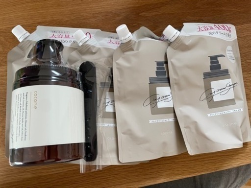 cocone クレイクリームシャンプー&詰め替え4つ