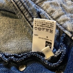 デニムオーバーオールMサイズの画像