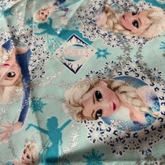 アナと雪の女王の半端生地 スカイブルーの画像