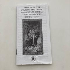 ドルイドのタロットカード英国製の画像