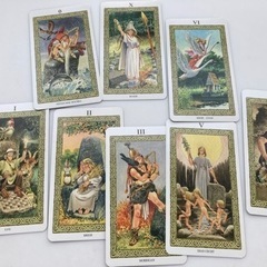 ドルイドのタロットカード英国製の画像