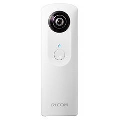 【中古】360度カメラ RICOH THETA m15 (ホワイト) 全天球