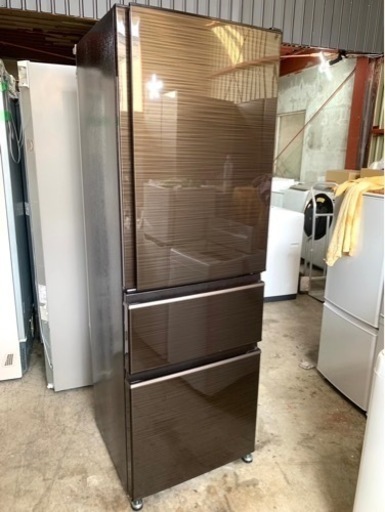 大阪限定配送★3ヶ月保証付き★冷凍冷蔵庫★2022年★三菱★MR-CX37G-BR1★R-550★365L★3ドア