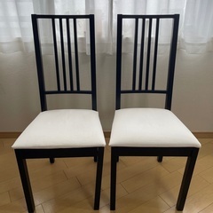 IKEA ダイニングチェア 2脚セット （足に難あり）