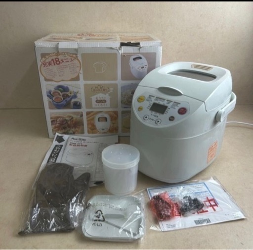 k209610【未使用】siroca 100％米粉/ご飯パン・餅・ヨーグルトメニュー搭載 多機能ホームベーカリー SHB-315動作確認済 現状品 中古品