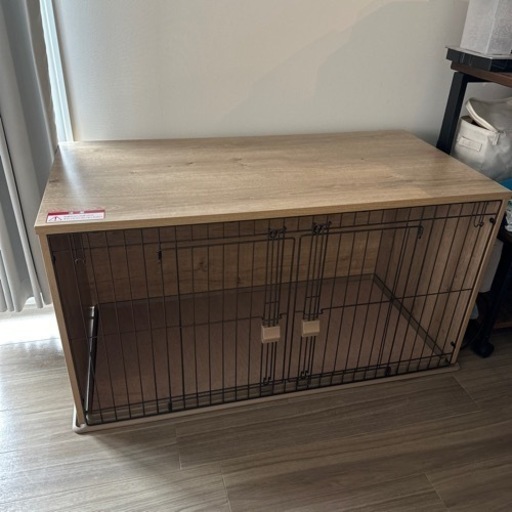 アイリスオーヤマ 犬ケージ ナチュラルファニチャー ナチュラル 小型犬用 幅122.5×奥行61×高さ62.5cm