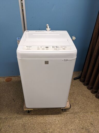 Panasonic 全自動電気洗濯機 5.0kg 2017年製 NA-F50BE5 洗浄 送風乾燥 槽カビ予防