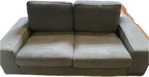 IKEA シーヴィク　グレー家具 ソファ 2人掛けソファ