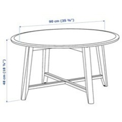 [訳あり]IKEA ローテーブル　お譲りしますの画像