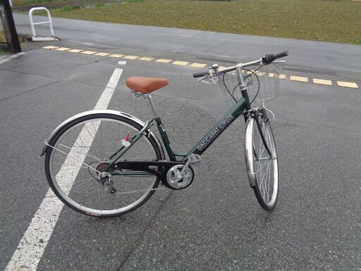 DACCARAT CRUZE 27インチ 6速 軽快車 緑 （208）