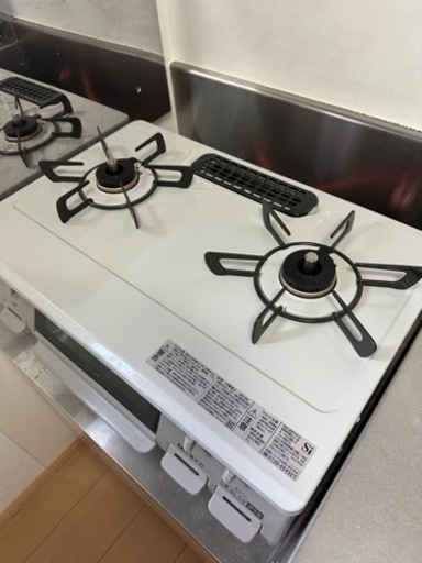 リンナイ LPガス(右強火) ガスコンロ 美品