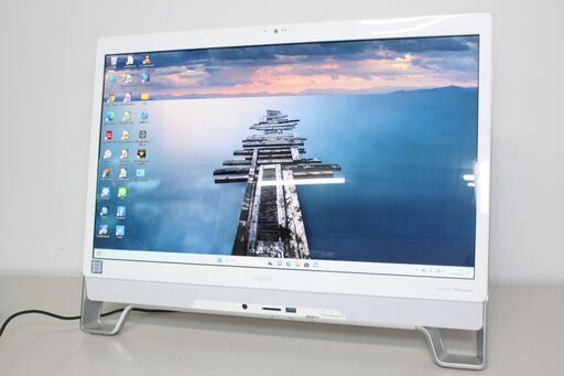 富士通/一体型デスクトップPC/FMVF70YDW/Win11/Intel Core i7-6700T/SSD256GB/メモリ4GB/2016年モデル ⑥