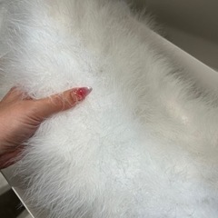 成人式フェザーショールの画像