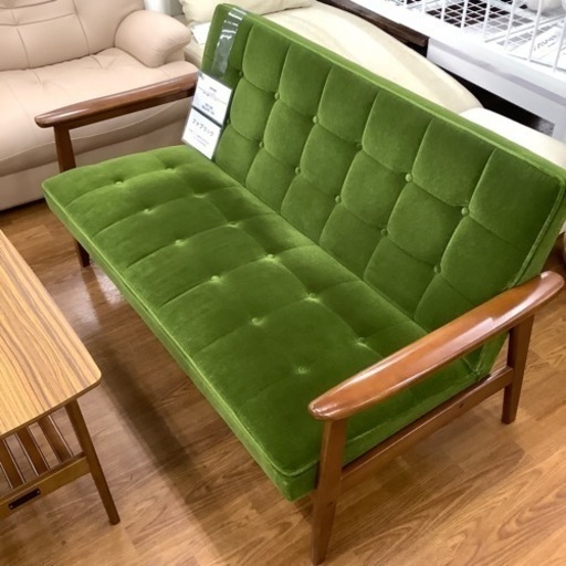 カリモク60 2シーターKチェア W36173QWK【トレファク 川越店】