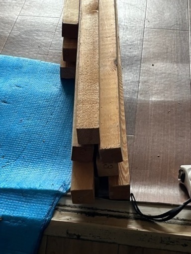 DIY 1×4材　木材45角　35角　木材の端材などまとめて　大工　現場　資材　日曜日大工に