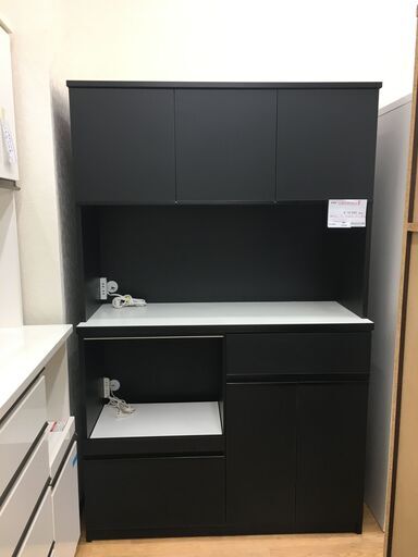 ★ジモティ割あり★ 土井インテリヤ工業 食器棚  W117×D45×H184 クリーニング済み SJ5224