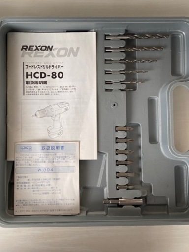 【‼️✨美品✨‼️】REXON（レクソン） コードレスドリルドライバー　7.2V　HCD-80N