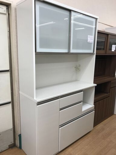 ★ジモティ割あり★ ニトリ レンジボード ホワイト H201×W121×D45 クリーニング済み KJ4518