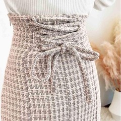 【未開封】Michell Macaronミシェルマカロンツイードマーメイドスカーの画像