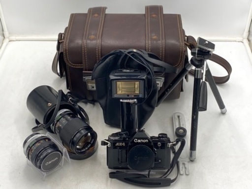 【‼️✨一式セット✨‼️】一眼レフ　CANON  AE-1   レンズ　ケース　三脚