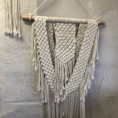 マクラメ タペストリー デザイン 壁掛け 手織り FreeSize おしゃれの画像