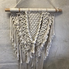 マクラメ タペストリー デザイン 壁掛け 手織り FreeSize おしゃれの画像