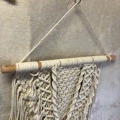 マクラメ タペストリー デザイン 壁掛け 手織り FreeSize おしゃれの画像