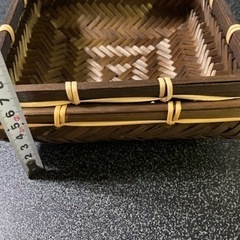 値下げ⭐️カゴの入れ物　蓋あり⭐️