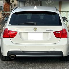 修復歴無!! 車検二年付 LCI 後期モデル 直噴エンジン BMW E91 320i Mスポーツ 低走行 iドライブ 地デジ ETC 別でスタッドレスタイヤ付の画像