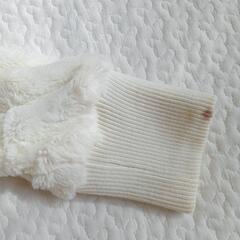 【訳あり】エムズエキサイト　可愛め♡ホワイト ジャケットパーカー♪ヒョウ柄入り　Mの画像