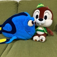 ぬいぐるみ　チップとデール　ファインディングニモ　ドリー