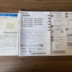 Carrozzeria AVIC-RZ09 地図2017年データの画像