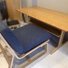 無印　ダイニングテーブル　チェアとまとめて5000円！の画像