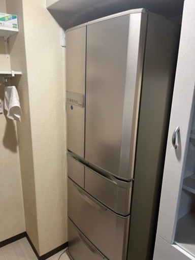 三菱　2009年式　445L 6枚扉キッチン家電 冷蔵庫